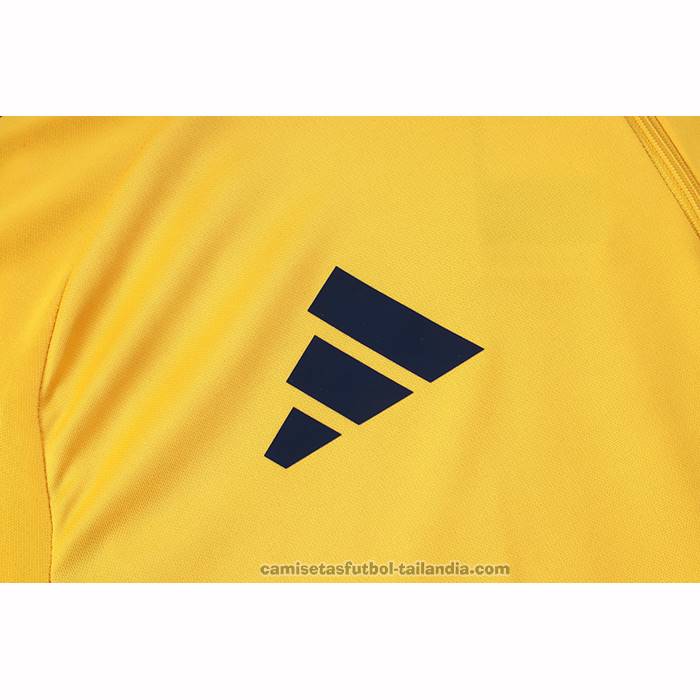 Chandal de Sudadera del Boca Juniors Nino 25/26 Amarillo